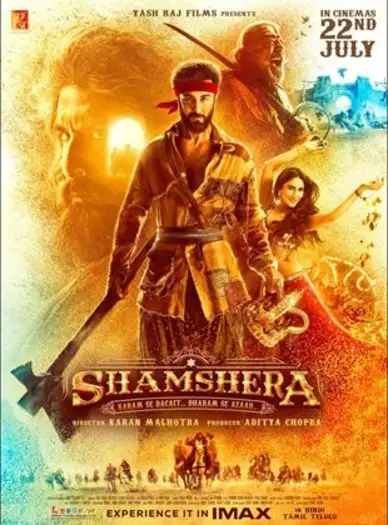 shamshera 2022 , 7starhd
